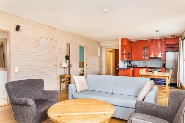 Allrum och kök i öppen planlösning