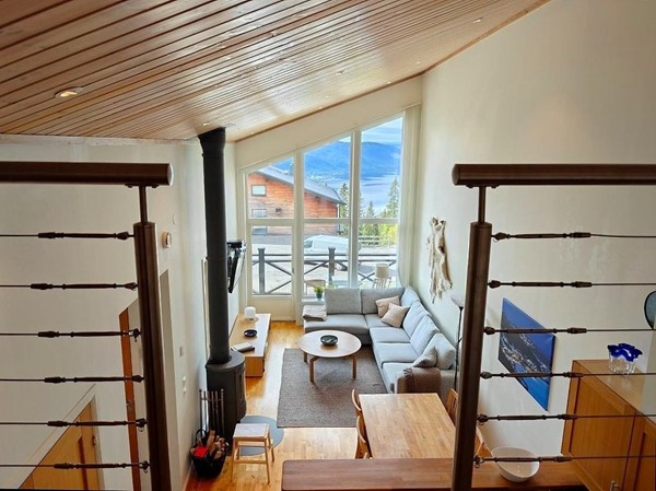 Vy från sovloftet