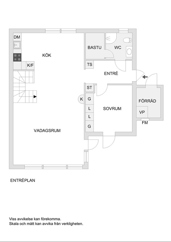 Planskiss nedre plan