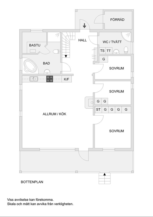 Planskiss entréplan
